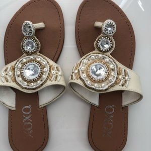 bedazzled sandals